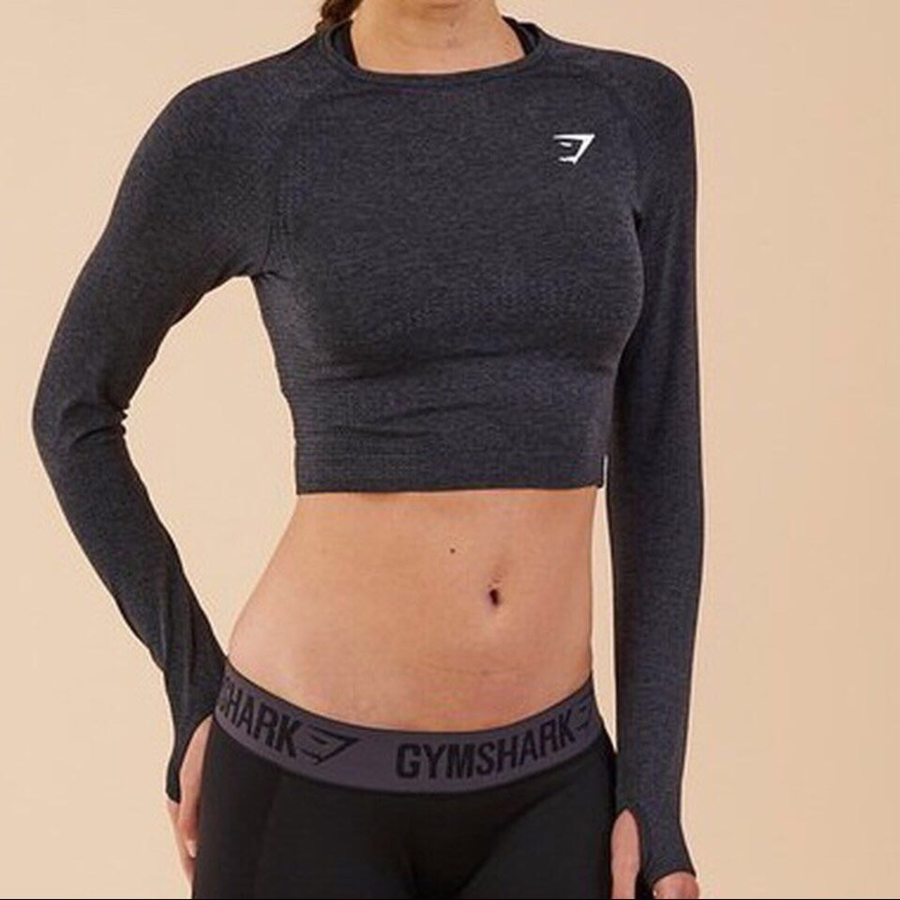 Gymshark Vital Seamless Long Sleeve Crop Top